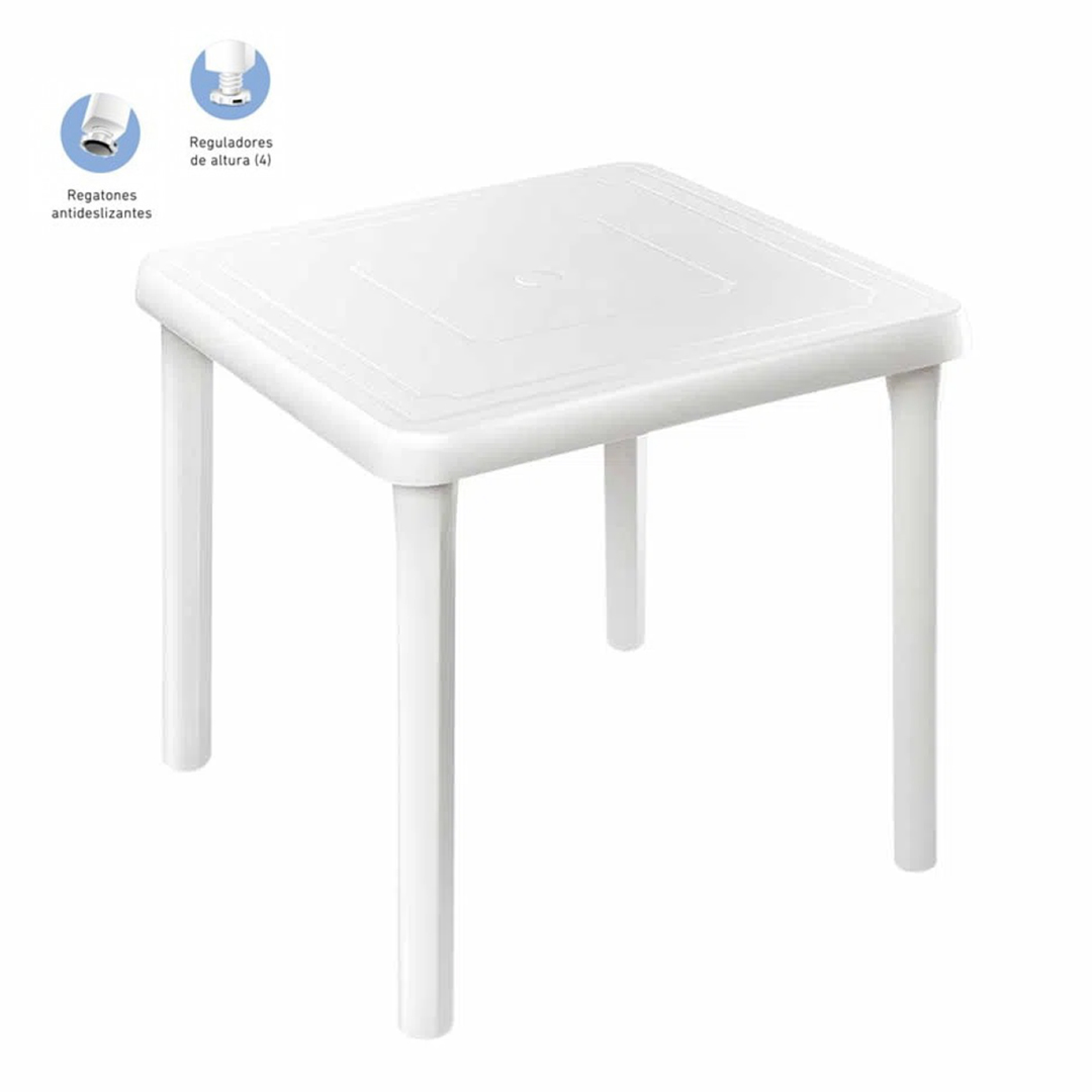 Mesa inka plástica 73x73cm