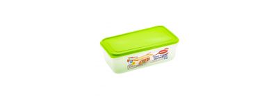 Recipiente con tapa plástico liso 3.5l #4 surtido