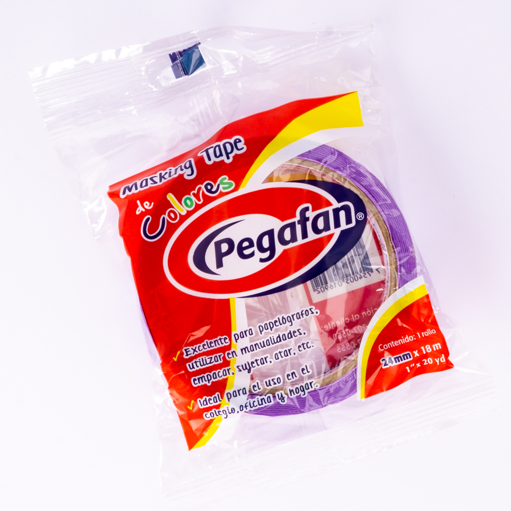 Masking tape Pegafan violeta 24mmx18m