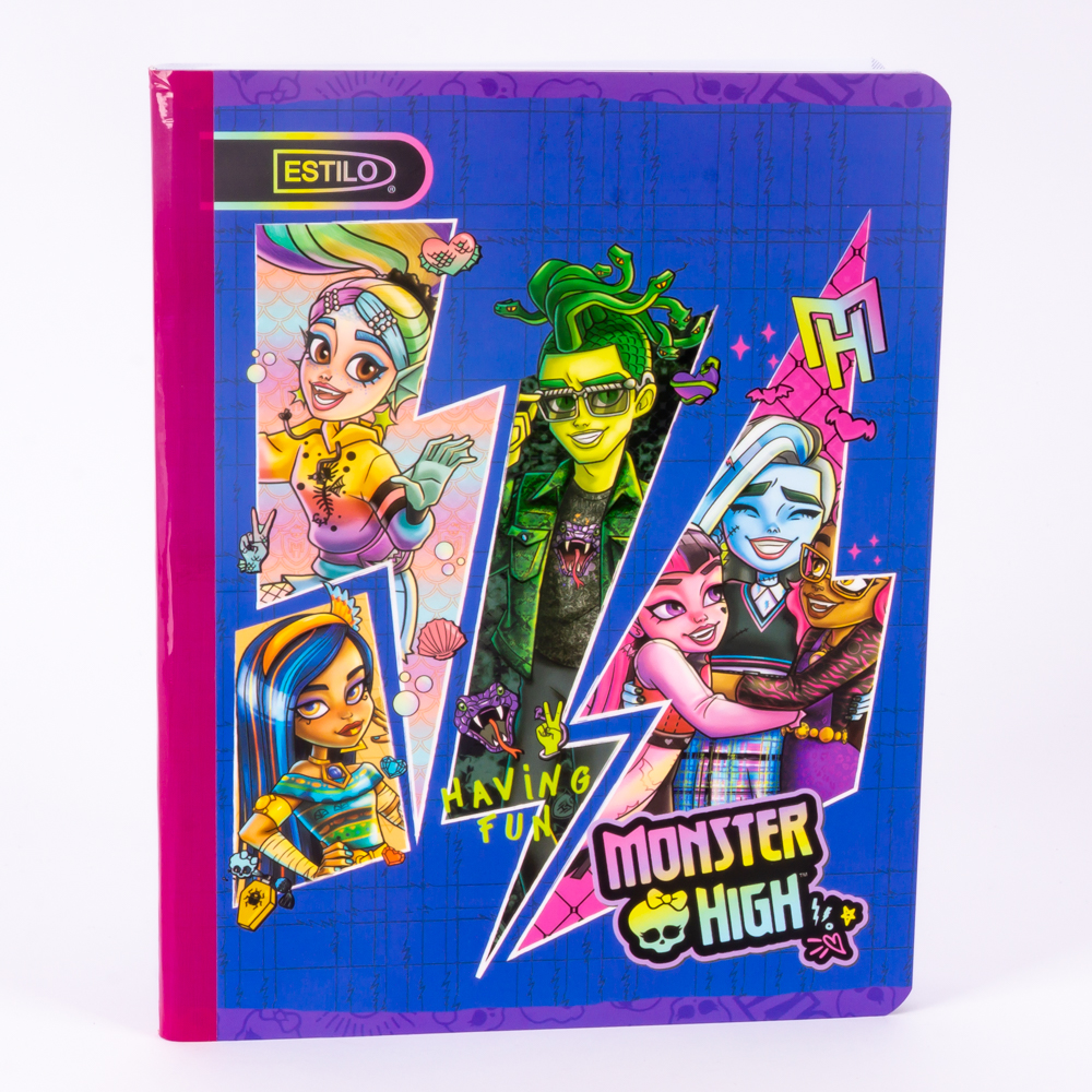 Cuaderno 100h Monster High espiral Surtido por estilo