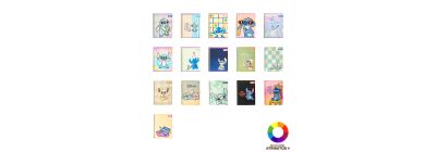 Cuaderno cosido Stitch Disney