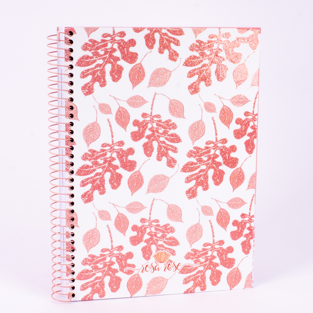 Cuaderno  rosa rose 160h resorte Surtido por estilo