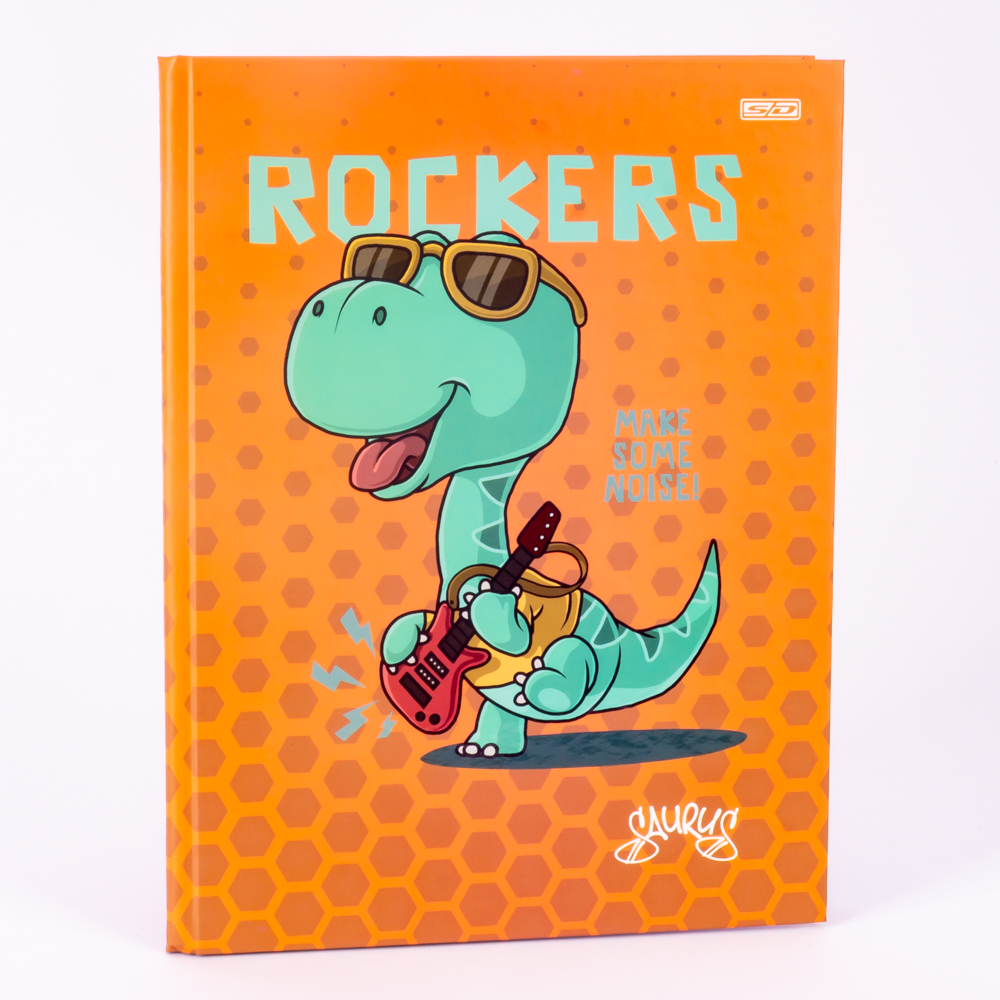 Cuaderno  cosido dinosaurios 100h resorte Surtido por estilo