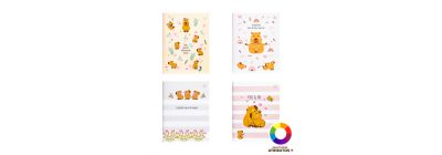 Cuaderno tapa dura Capycuties