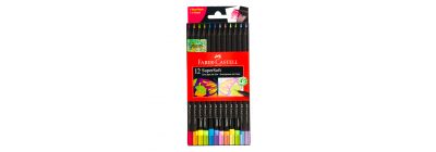 Lapices color supersoft neón pastel 12und