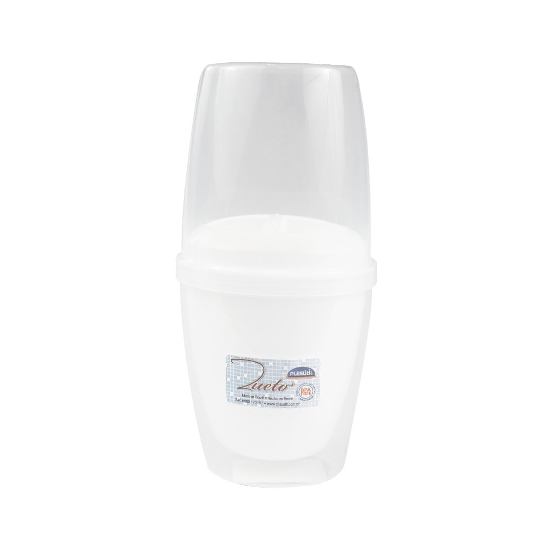 PORTA CEPILLO PLASTICO DUETO 340ML