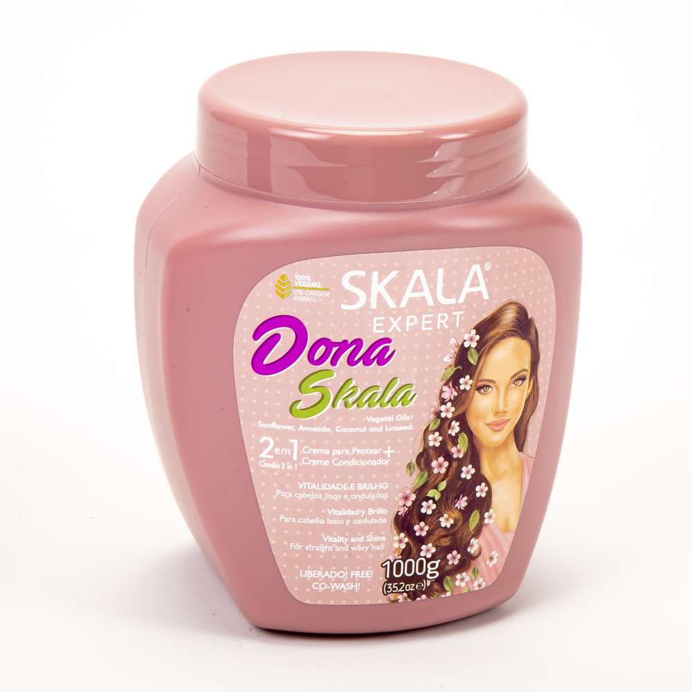 Crema capilar skala Dona 2en1 aceite vegetal