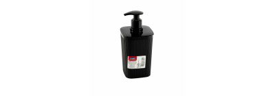 Dispensador plástico para jabón líquido 420ml negro