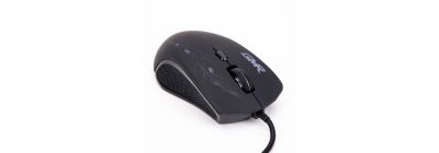 Mouse gamer con luz led dpi 3200 negro