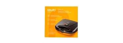 Sandwichera minigrill antiaderente 750w negro