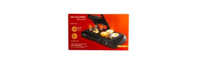 Parrilla eléctrica plástica antiadherente 2en1 1500w 110v negro