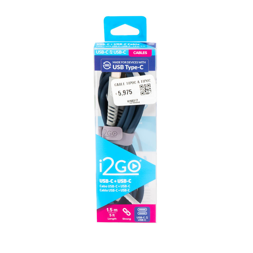 Cable tipo C a tipo C 1.5m