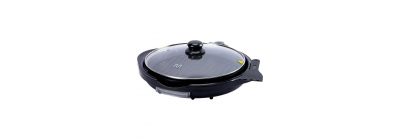 Sartén eléctrico antiadherente 1200w negro