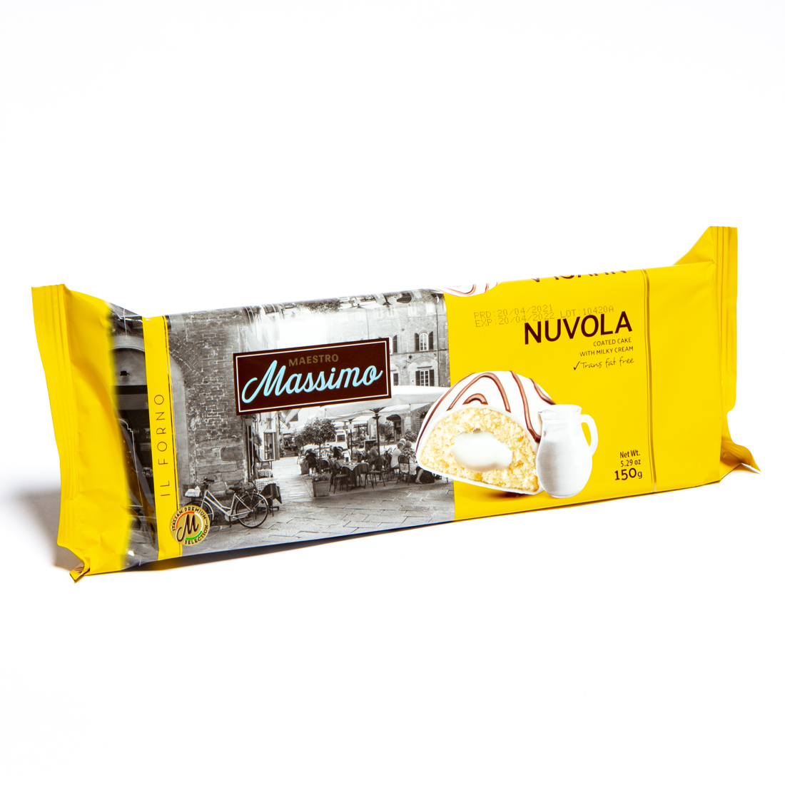 Pastel maestro Massimo leche pack 3und 150g