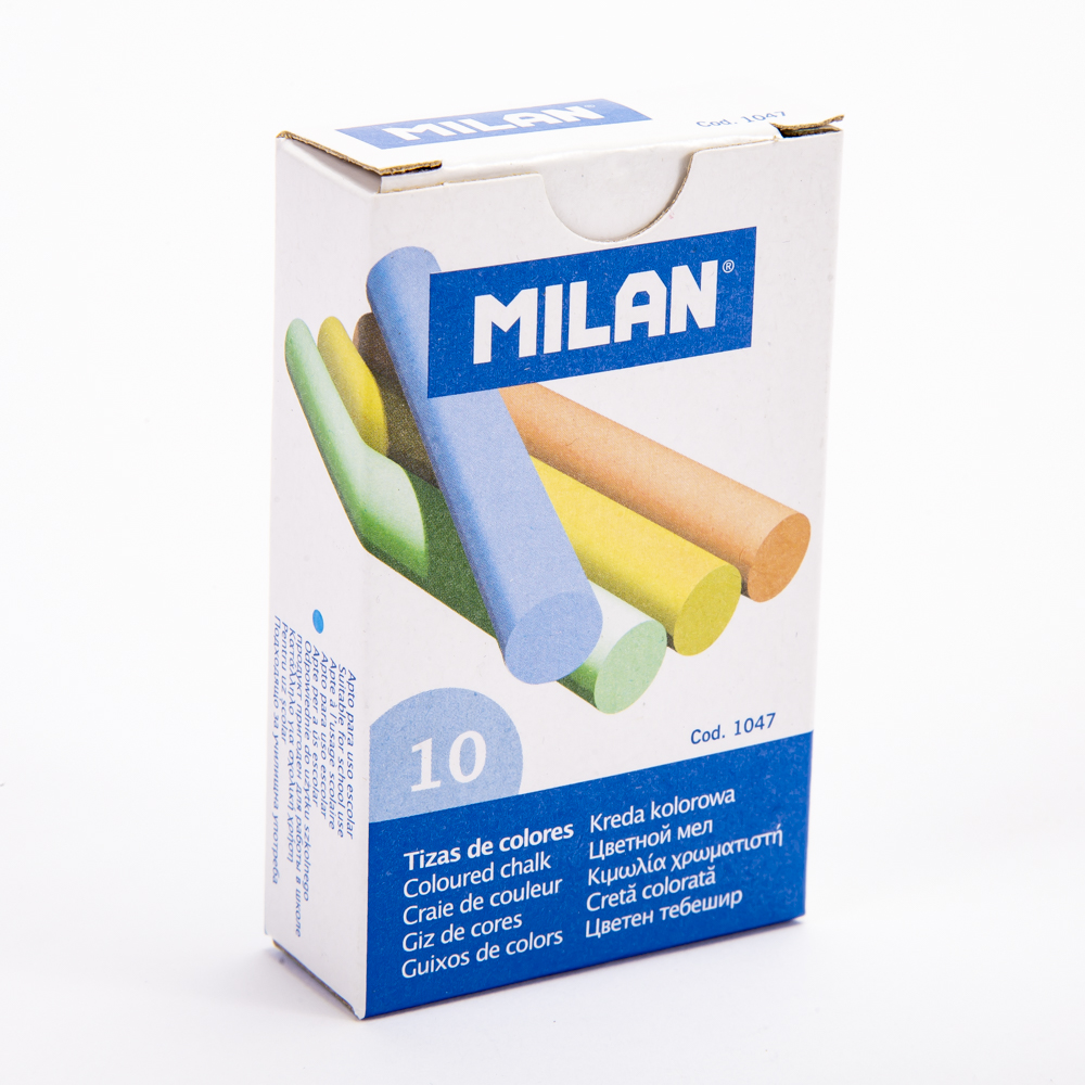 Tiza Milán colores 10und