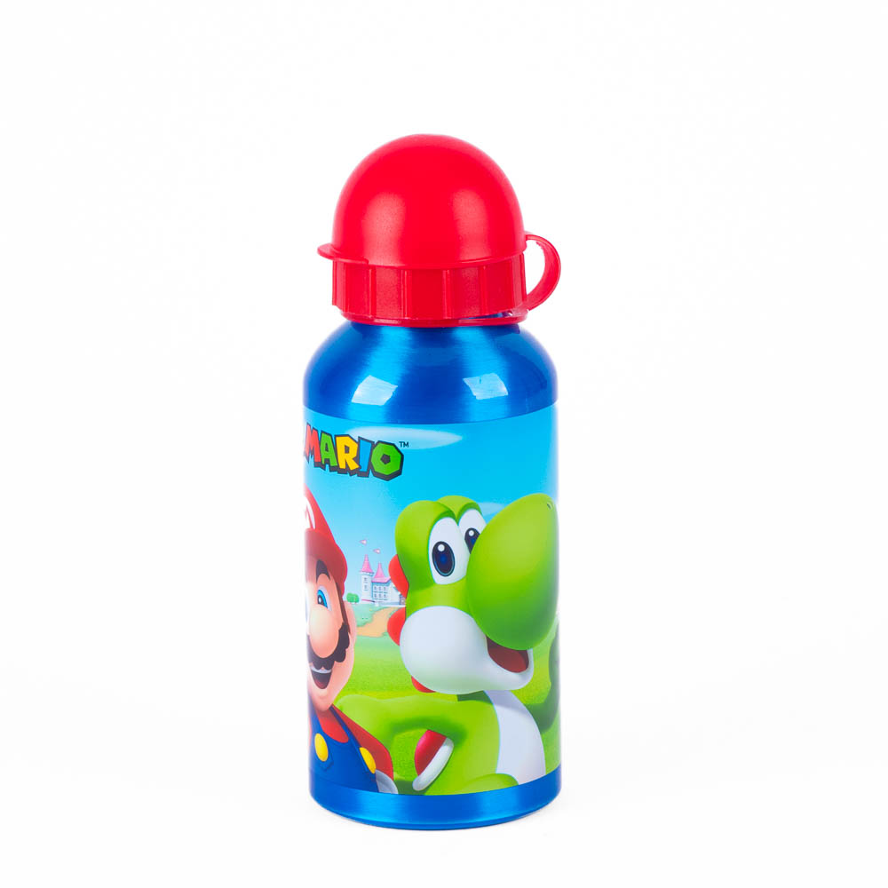 Envase aluminio estampado Super Mario Bros 400ml 