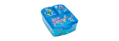 Recipiente diseño Stitch celeste