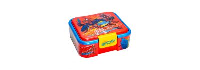 Recipiente Spiderman rojo azul