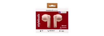 Audífono Bluetooth rosado compacto