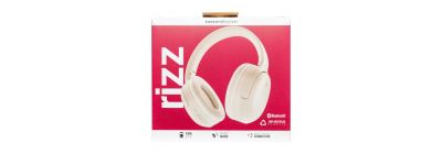 Audífono inalámbrico crema moderno