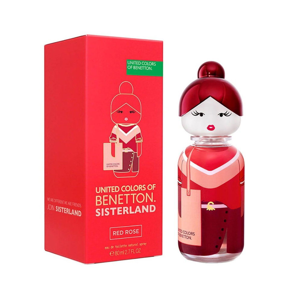 Perfume Benetton Sisterland red rose 80ml