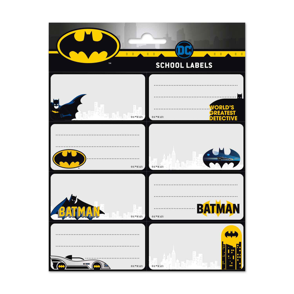 Etiqueta adhesiva Batman 16 sticker surtido