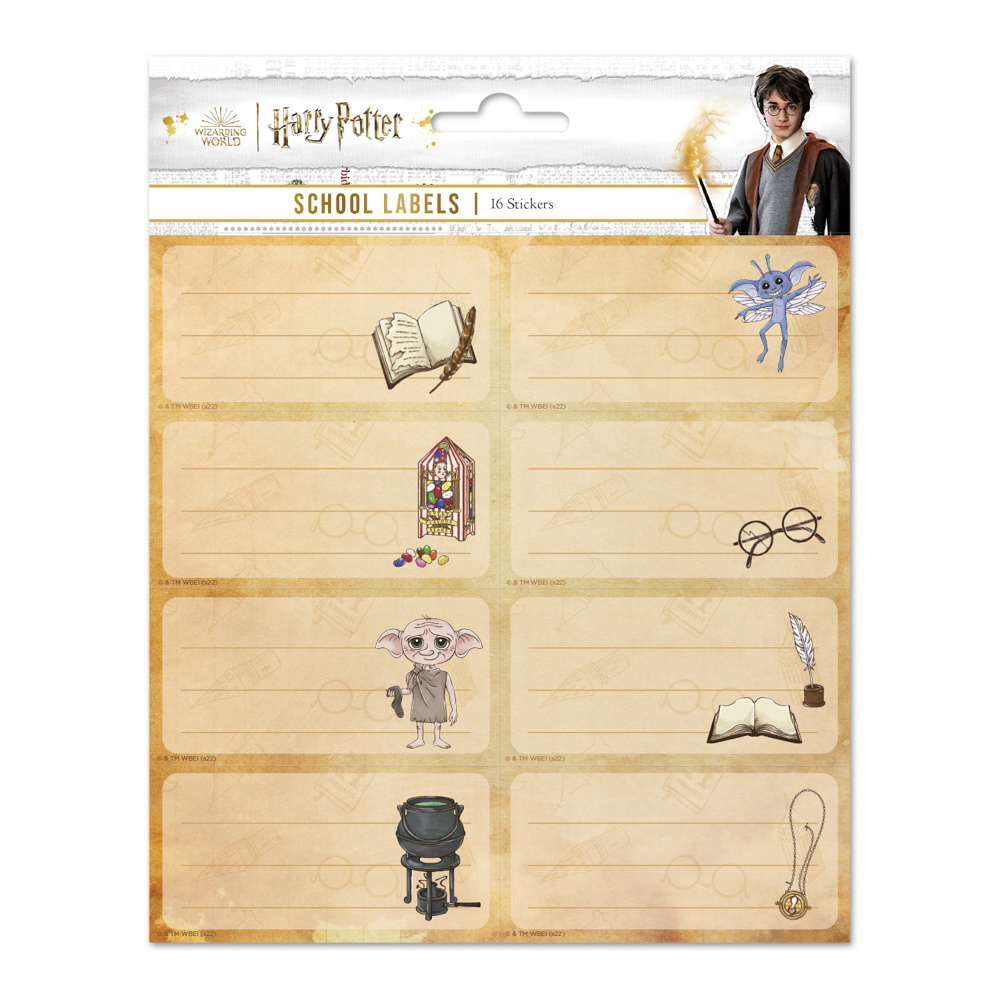 Etiqueta adhesiva Harry Potter 16 sticker surtido