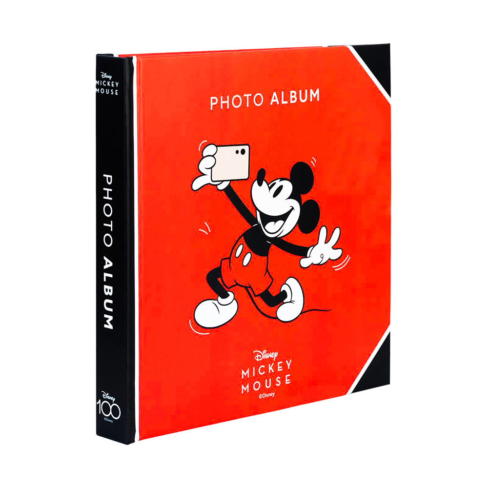 Álbum foto estampado Mickey Mouse 24pag autoadhesivas 16x16cm