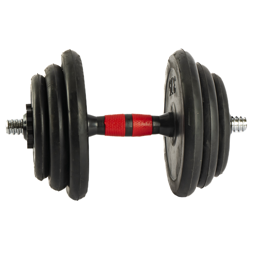 Mancuerna 8 discos 10kg