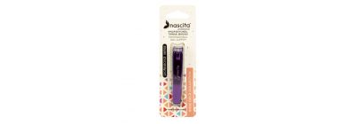 Corta uñas plateado y purpura