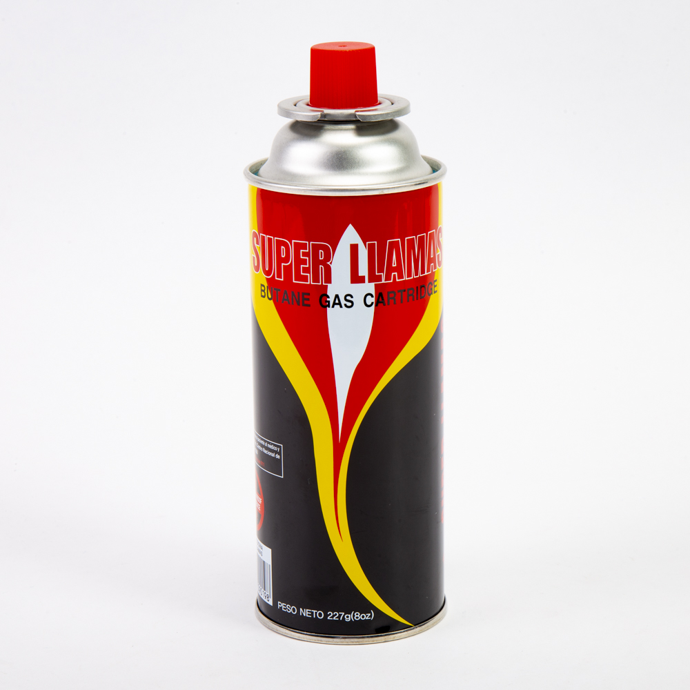 Cilindro gas butano super llamas 227g