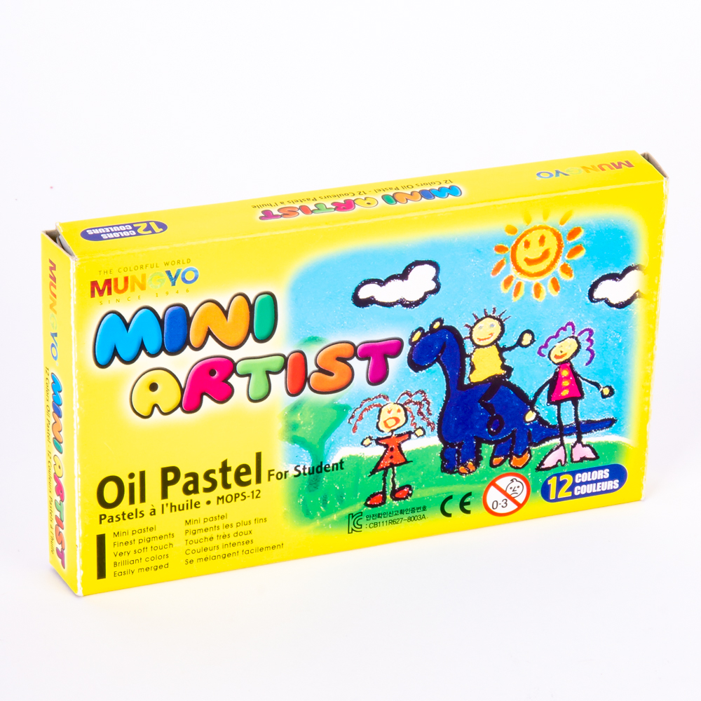 Tiza pastel aceite 12pzas 59x8mm