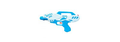 Pistola agua plástica lisa 26.5cm bicolor surtido