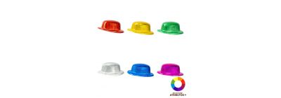 Sombrero plástico brillante fiesta