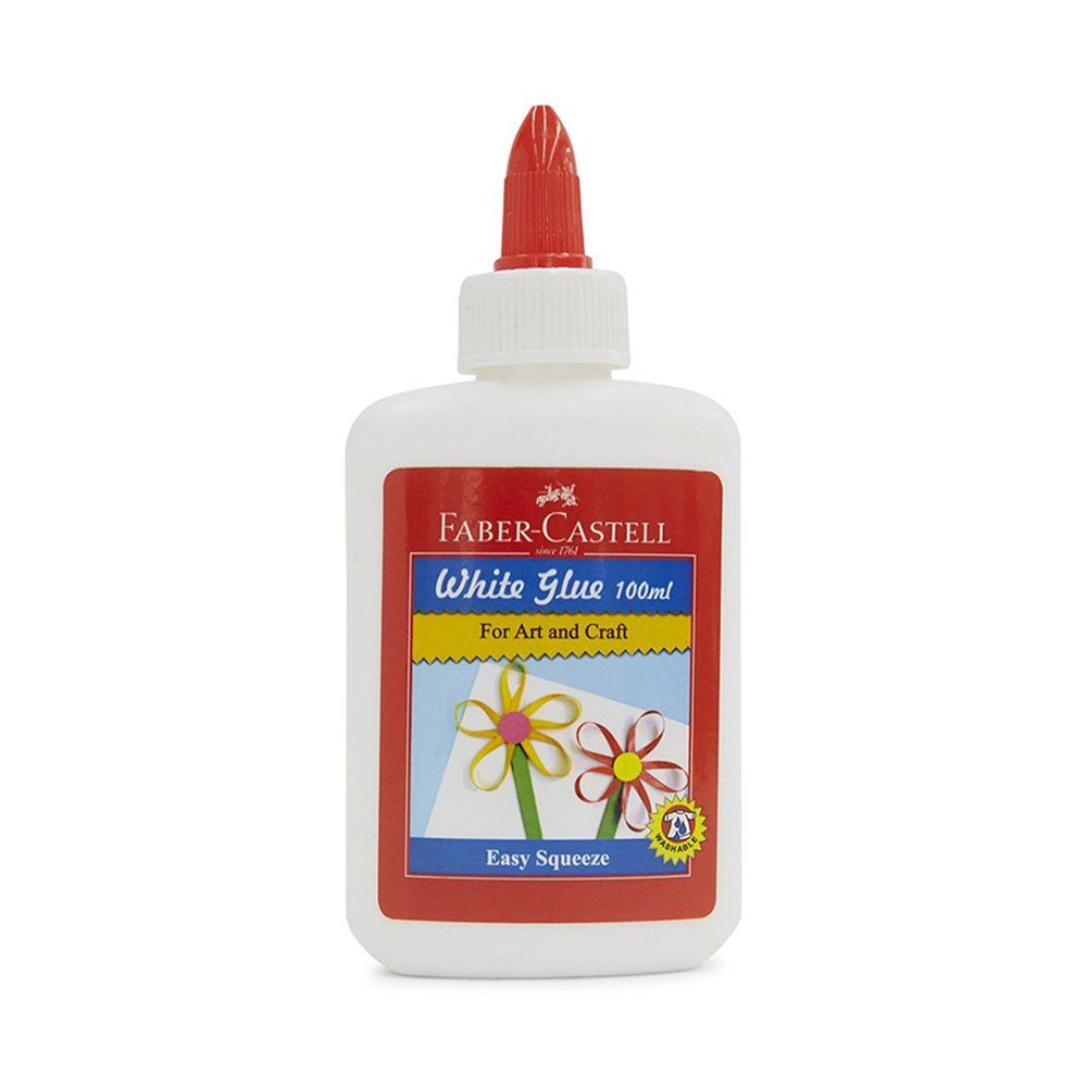 Goma líquida Faber Castell blanca 100ml