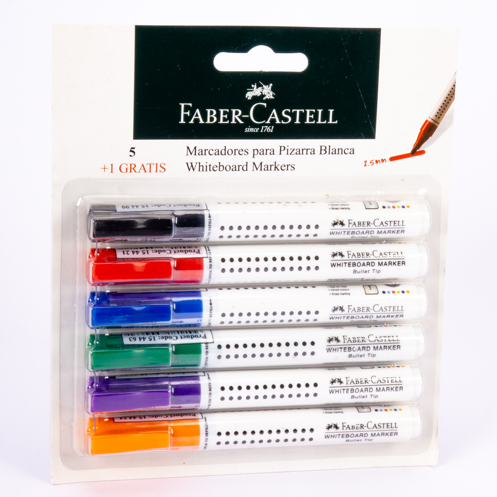 Marcador acrílico punta redonda