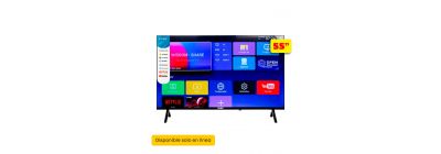 Smart TV 55 pulgadas 4K COBY