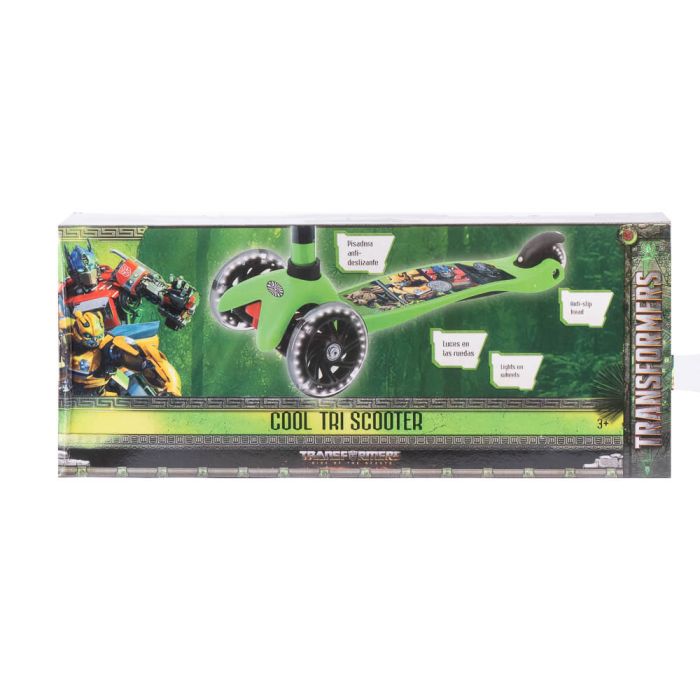 Transformers Ruedas Scooter estampado Transformers ruedas con luz +3a